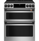 Café 30" Smart Slide-In, Front-Control, Radiant and Convection Double-Oven Range