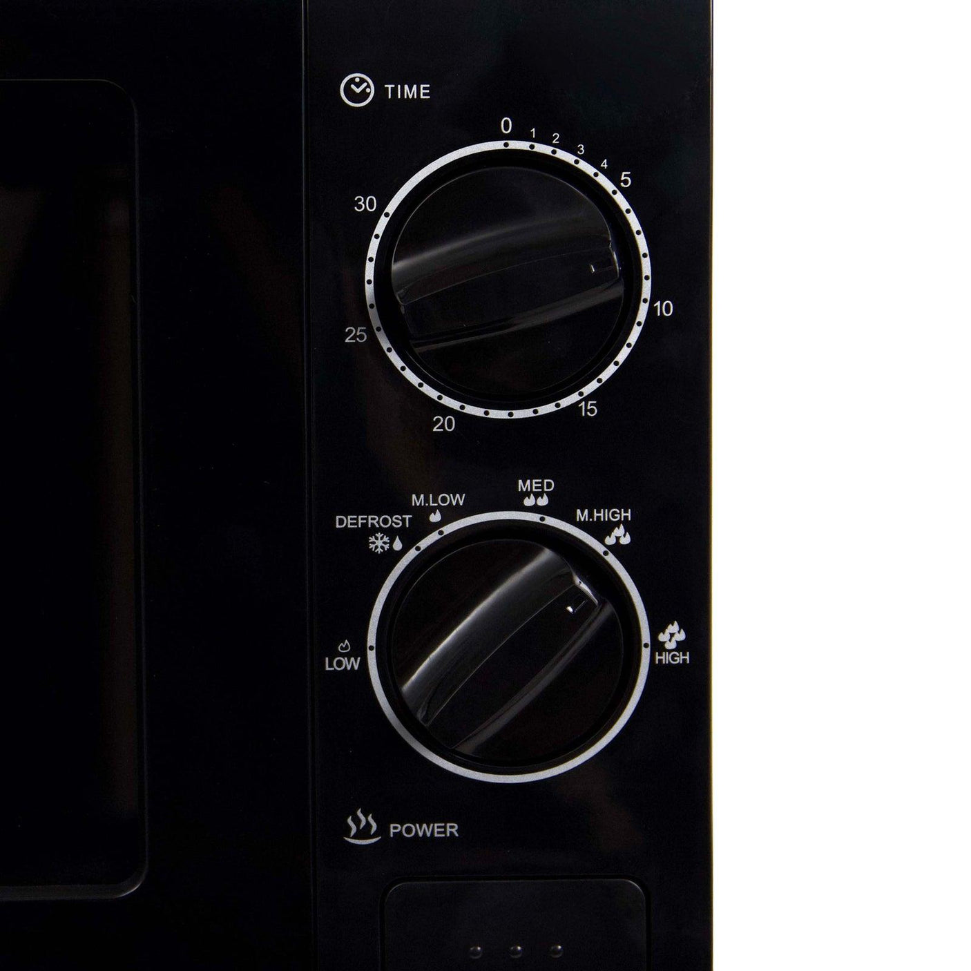 Avanti Microwave Oven with Mechanical Dials, 0.7 cu. ft. - Black / 0.7 cu. ft.