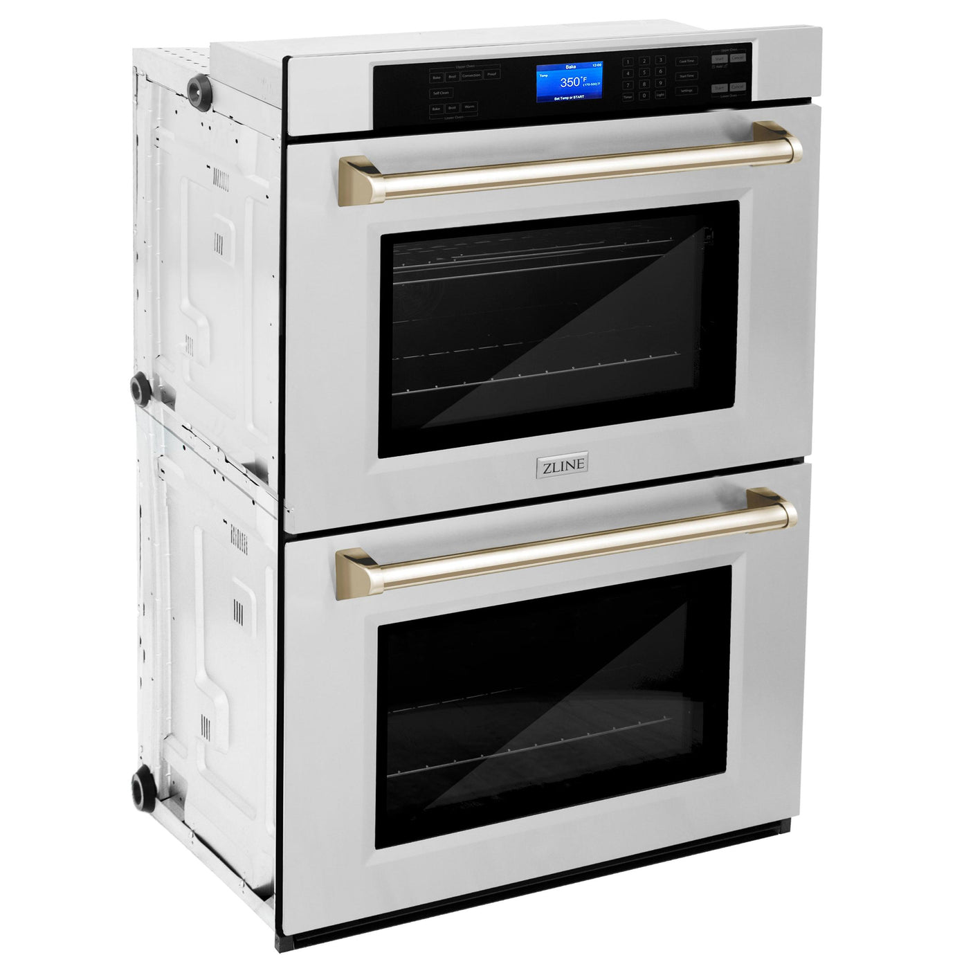 ZLINE 30" Autograph Edition Double Wall Oven with Self Clean and True Convection in Stainless Steel (AWDZ-30) [Color: Gold]