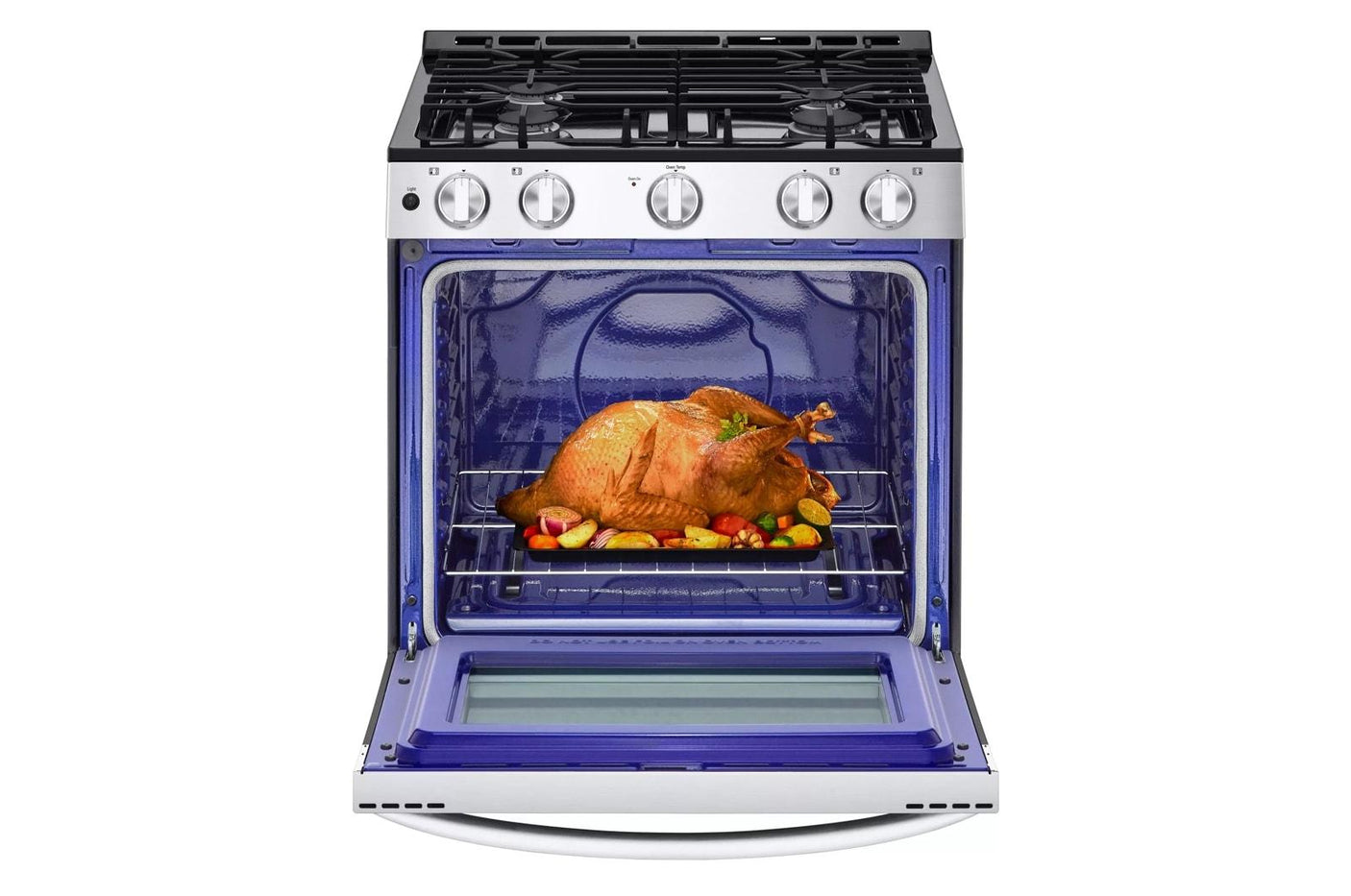 5.8 cu. ft. Gas Slide-in Range with EasyClean®