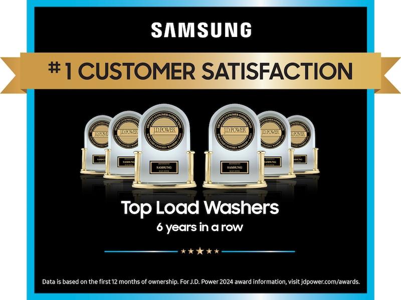 5.5 cu. ft. Extra-Large Capacity Smart Top Load Washer with Auto Dispense System in Ivory