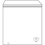 GE® 5.1 Cu. Ft. Manual Defrost Chest Freezer