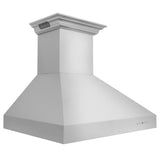 ZLINE Professional Wall Mount Range Hood in Stainless Steel with Built-in ZLINE CrownSound Bluetooth Speakers (697CRN-BT)