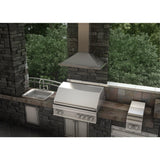 ZLINE Convertible Vent Outdoor Approved Wall Mount Range Hood in Stainless Steel (KB-304)