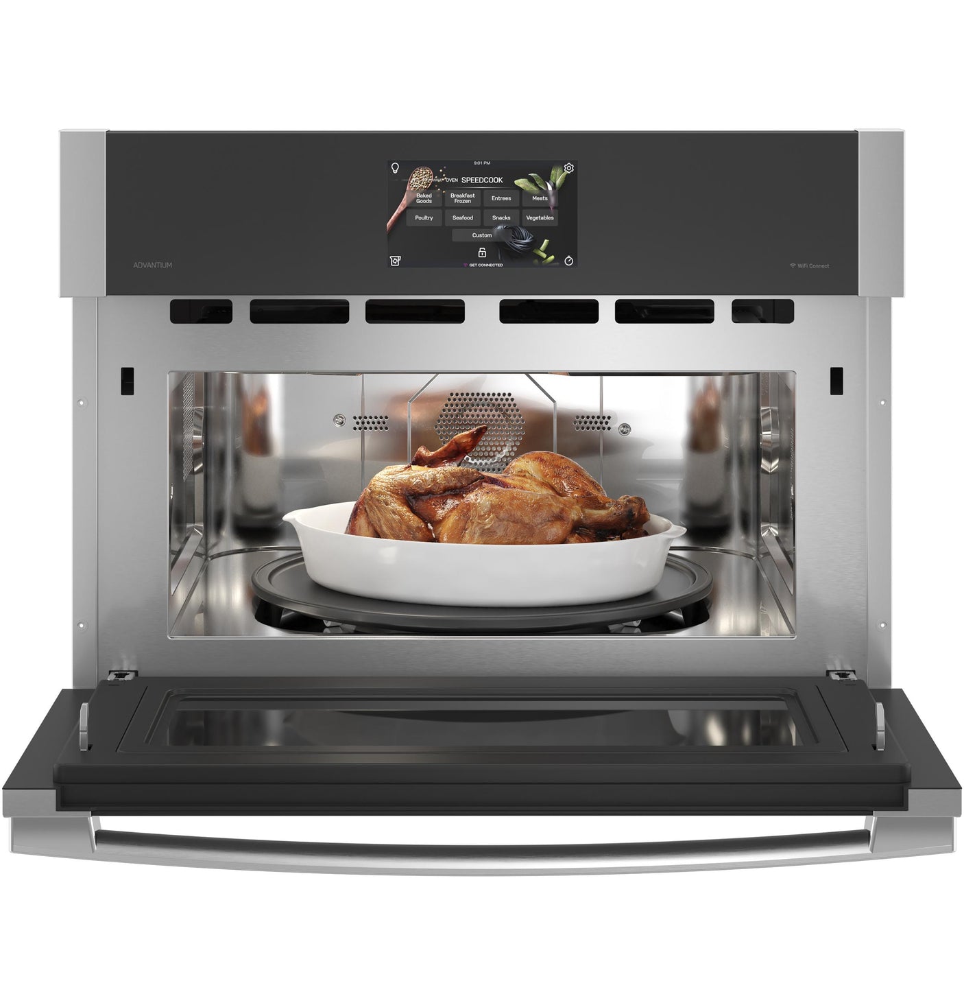 GE Profile™ 27" Single Wall Oven with 120V Advantium® Technology