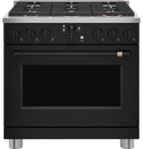 Café™ 36" Smart Dual-Fuel Commercial-Style Range with 6 Burners (Natural Gas)