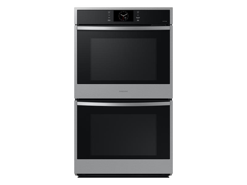 30" Double Wall Oven with Steam Cook in Stainless Steel