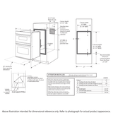 GE® 27" Built-In Combination Microwave/Thermal Wall Oven