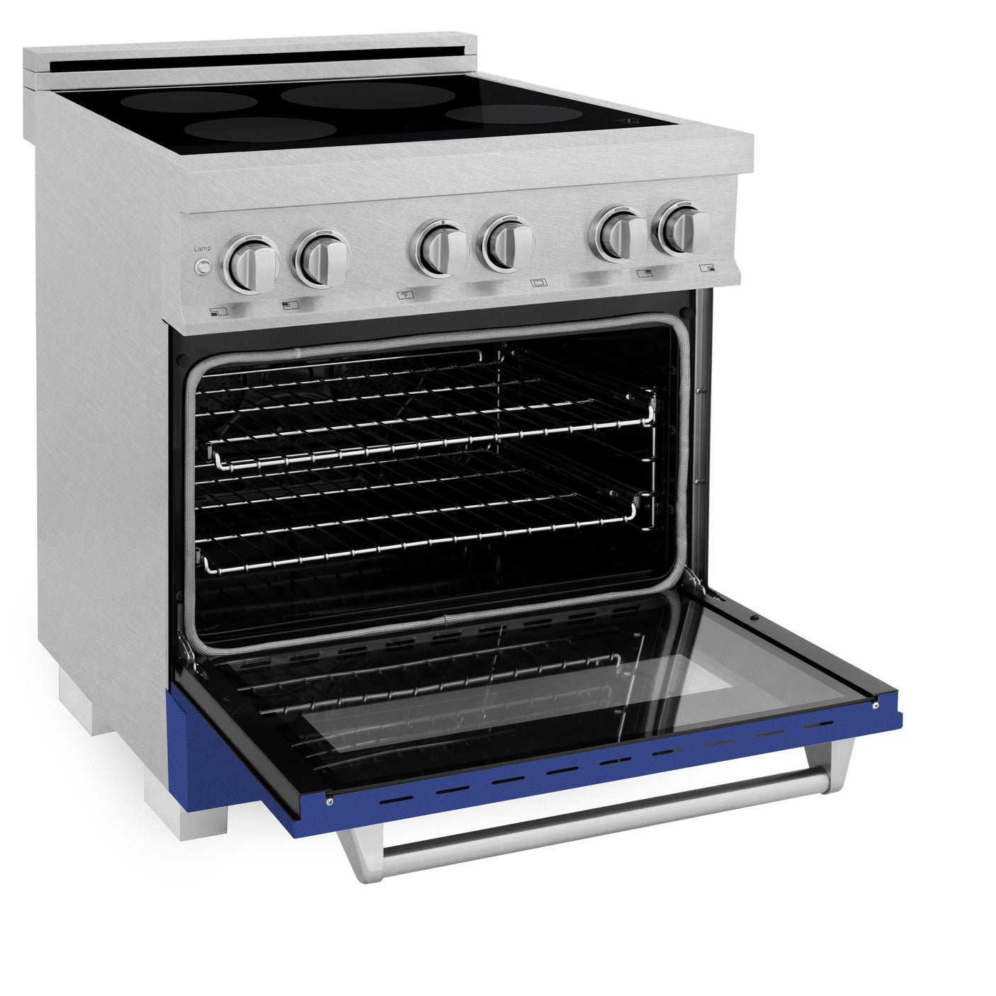 ZLINE 30" 4.0 cu. ft. Induction Range in DuraSnow with a 4 Element Stove and Electric Oven (RAINDS-30) [Color: DuraSnow]