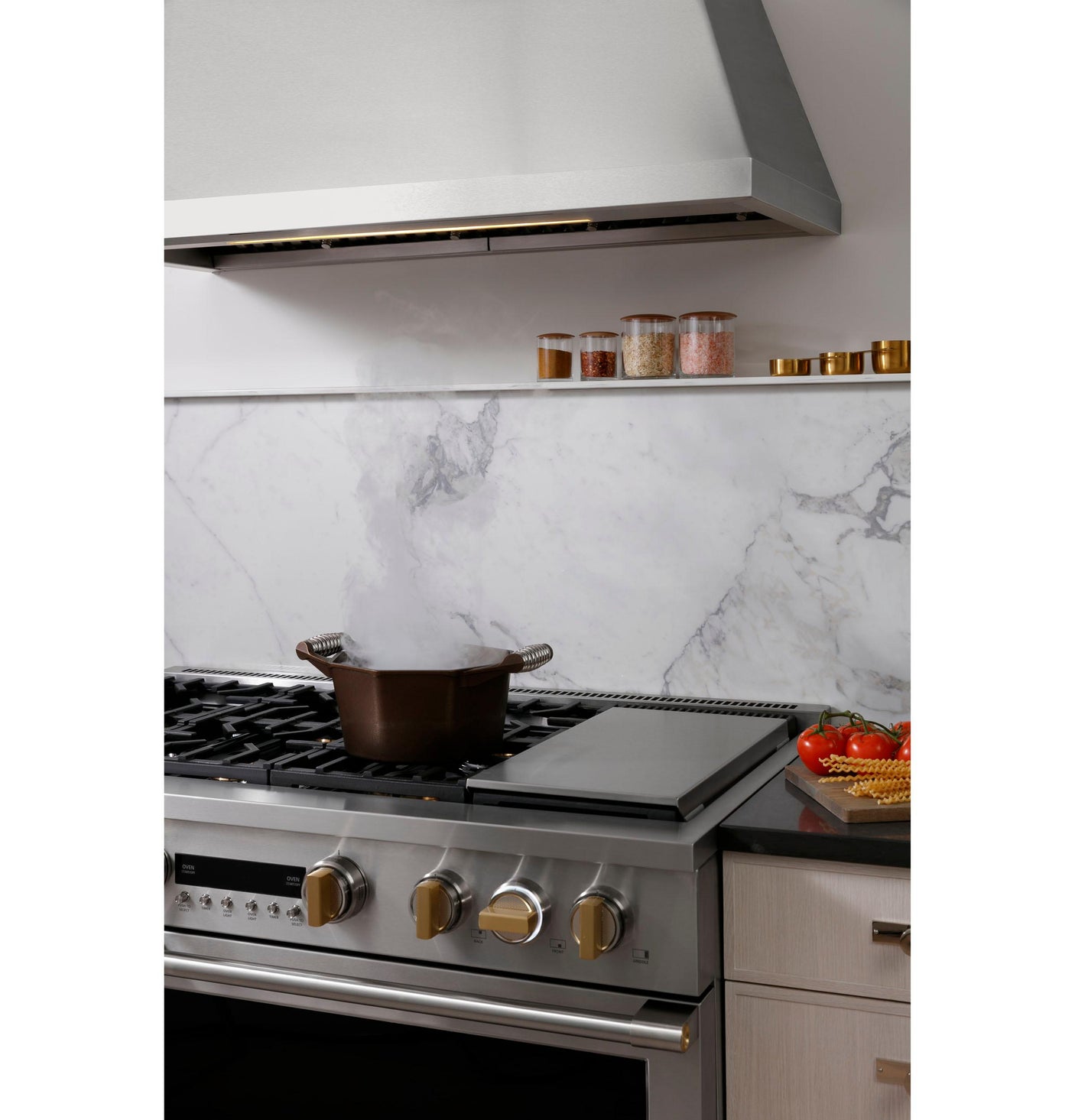 Monogram 48" Dual-Fuel Professional Range with 6 Burners and Griddle