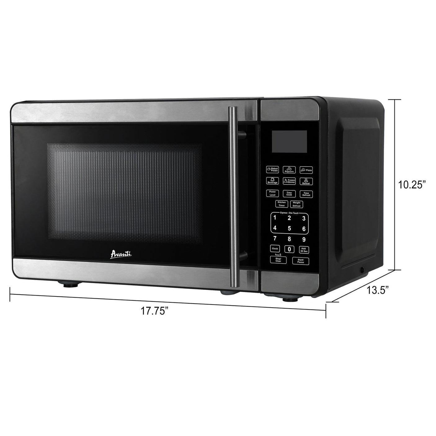 Avanti Countertop Microwave Oven, 0.7 cu. ft. - White / 0.7 cu. ft.