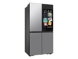 Bespoke 23 cu. ft. Counter Depth 4-Door Flex™ Refrigerator with AI Family Hub™+ & AI Vision Inside™ in Stainless Steel