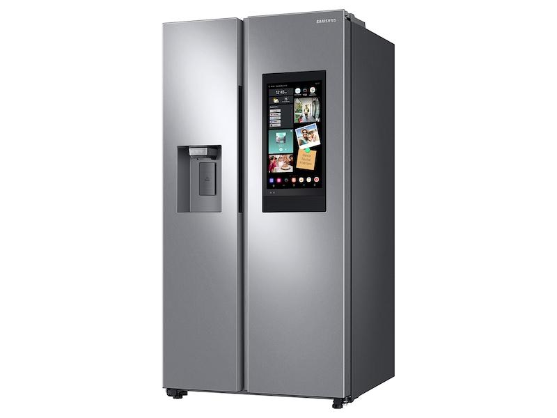 26.7 cu. ft. Large Capacity Side-by-Side Refrigerator with Touch Screen Family Hub™ in Stainless Steel