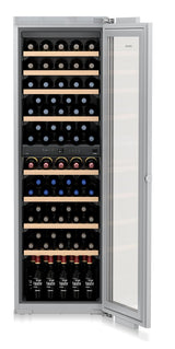 Built-in multi-temperature wine fridge