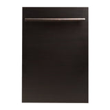 ZLINE 18 in. Dishwasher Panel in Stainless Steel with Modern Handle (DP-18) [Color: Blue Gloss]