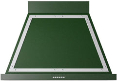 Nostalgie 36 Inch Emerald Green Wall Mount Convertible Range Hood