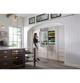 Monogram 30" Panel-Ready Integrated Glass-Door Refrigerator for Single or Dual Installation