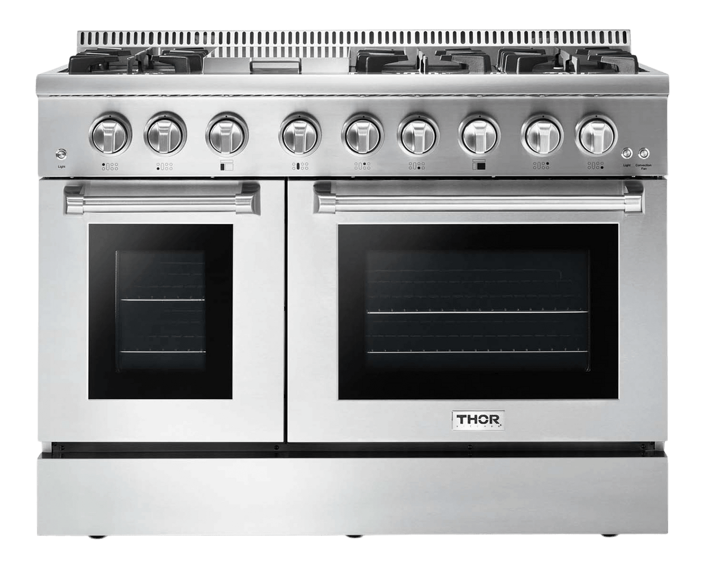 Thor Kitchen 48 Inch Dual Fuel Range In Stainless Steel - Professional - Hrd4803u