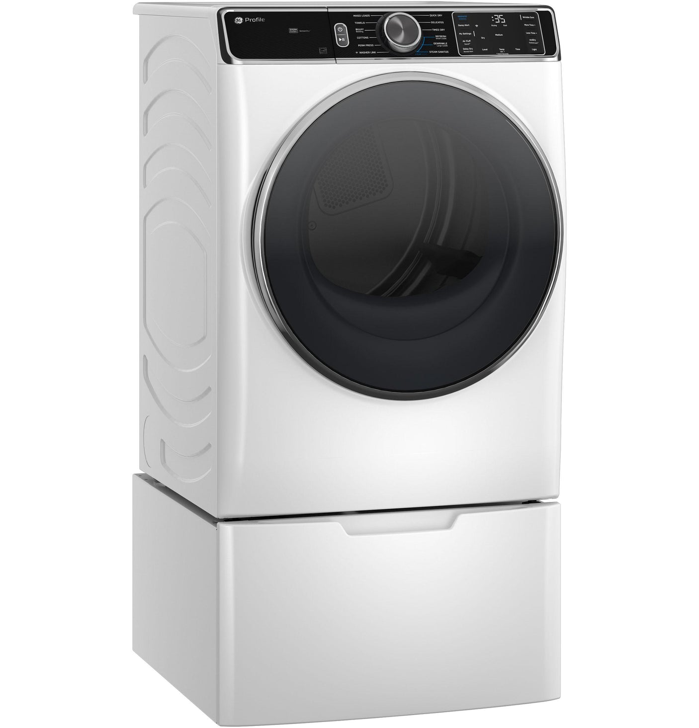 GE Profile™ 7.8 cu. ft. Capacity Smart Front Load Electric Dryer with Steam and Sanitize Cycle