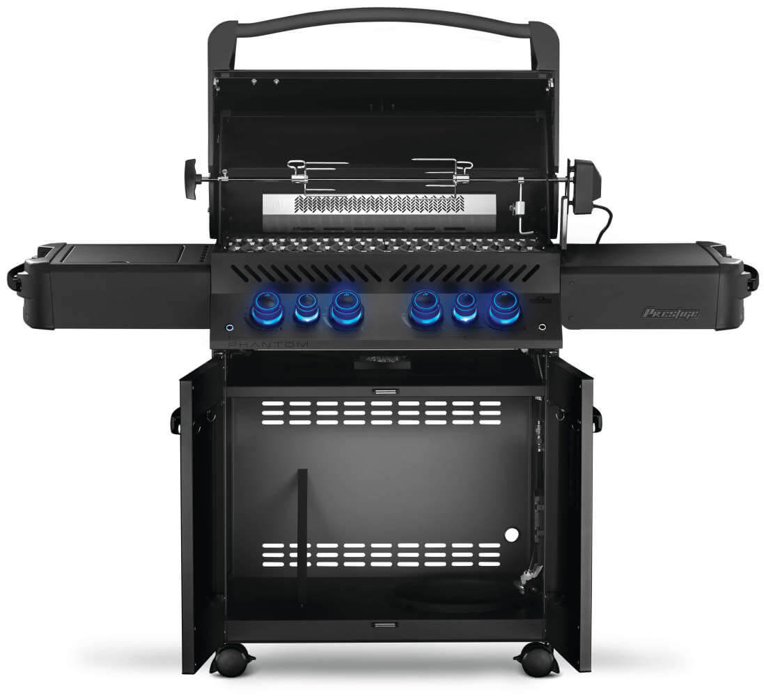 Phantom Prestige 500 RSIB with Infrared Side and Rear Burner , Propane, Satin Black