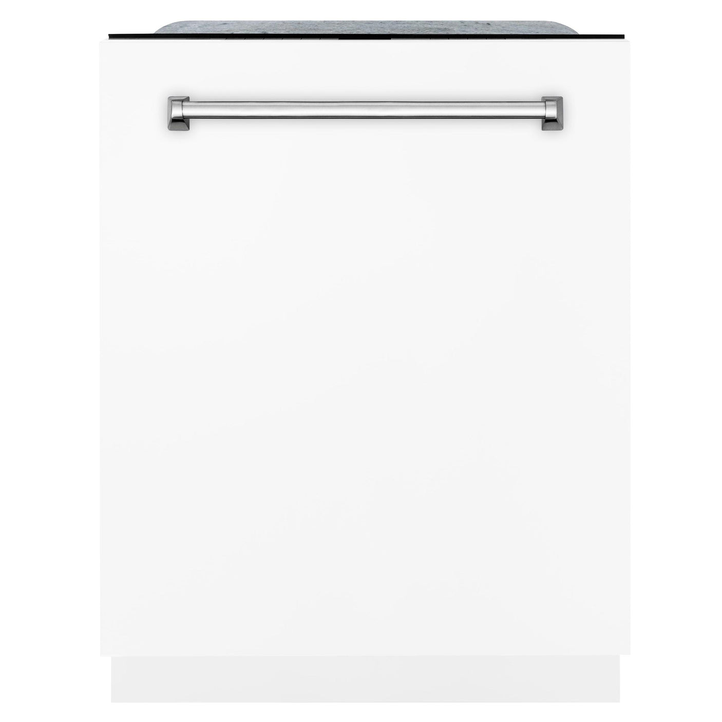 ZLINE 24" Monument Series 3rd Rack Top Touch Control Dishwasher with Stainless Steel Tub, 45dBa (DWMT-24) [Color: White Matte]