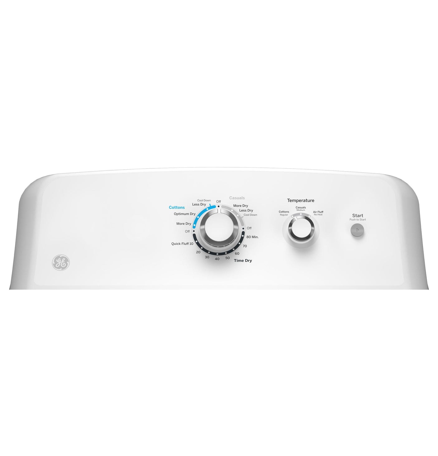 GE 6.2 cu. ft. Capacity Electric&#x00A0;Dryer&#x00A0;with Up To 120 ft. Venting and Shallow Depth&#x200B;