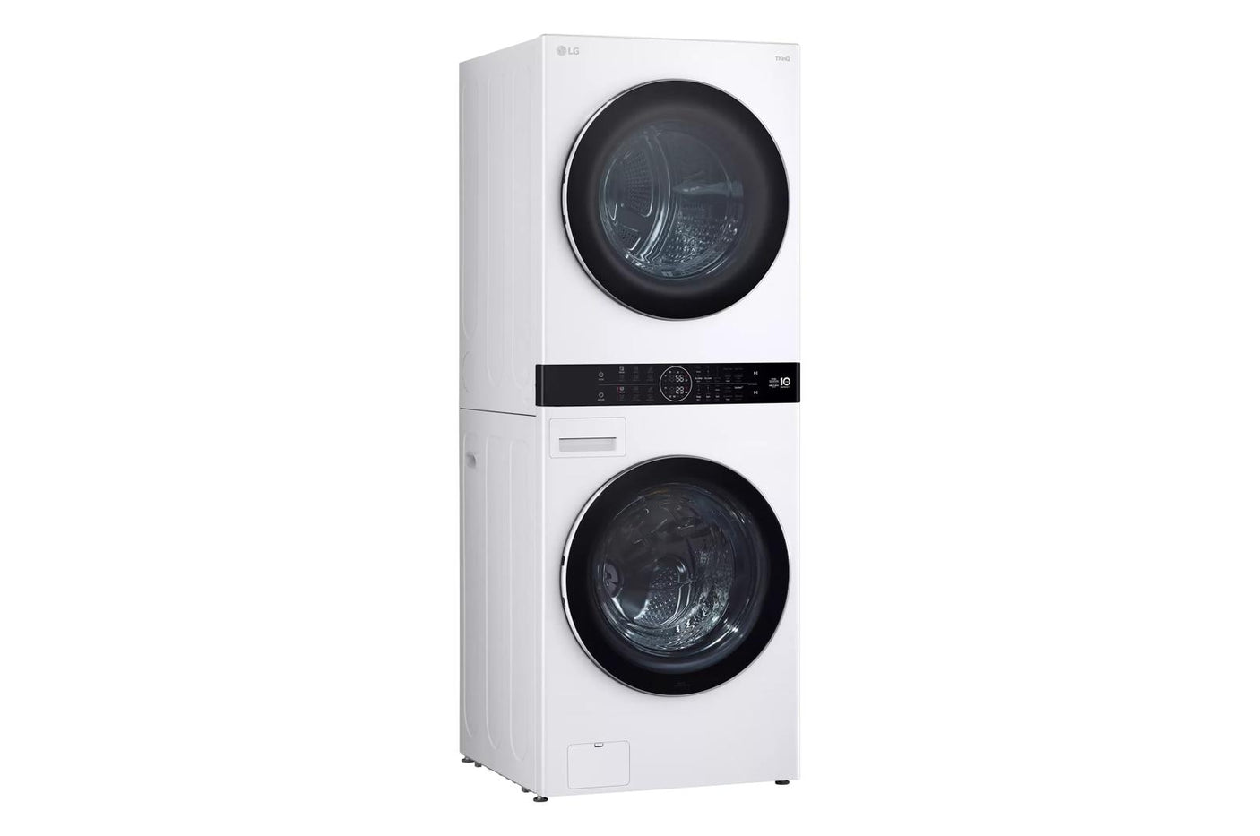 Single Unit LG WashTower™ with Center Control™ 5.0 cu. ft. Front Load Washer and 7.8 cu. ft. Electric Ventless Heat Pump Dryer