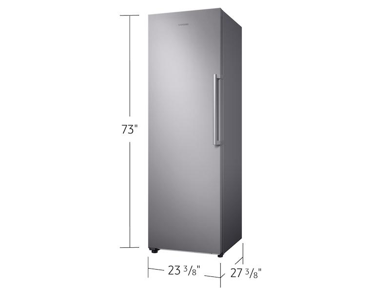 11.4 cu. ft. Convertible Upright Freezer Refrigerator with Drawers in Stainless Look