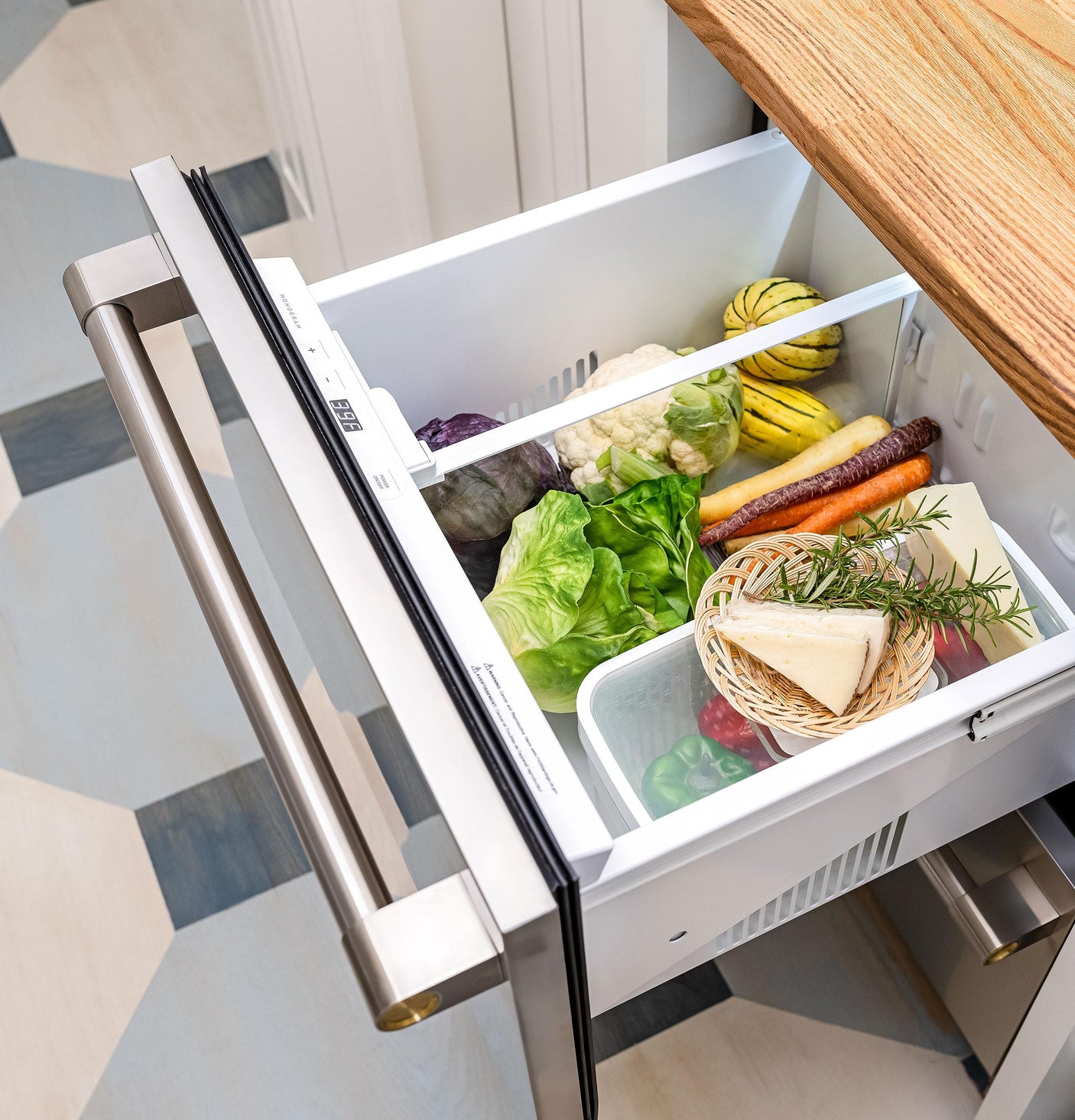 Monogram 24" Double-Drawer Refrigerator