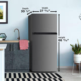 Danby 18 cu. ft. Top Mount Refrigerator in Stainless Steel Look