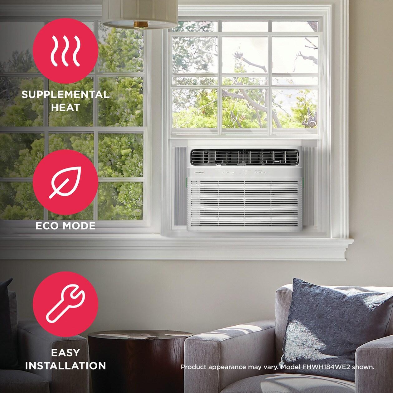 Frigidaire 18,800 BTU Window Room Air Conditioner with Supplemental Heat