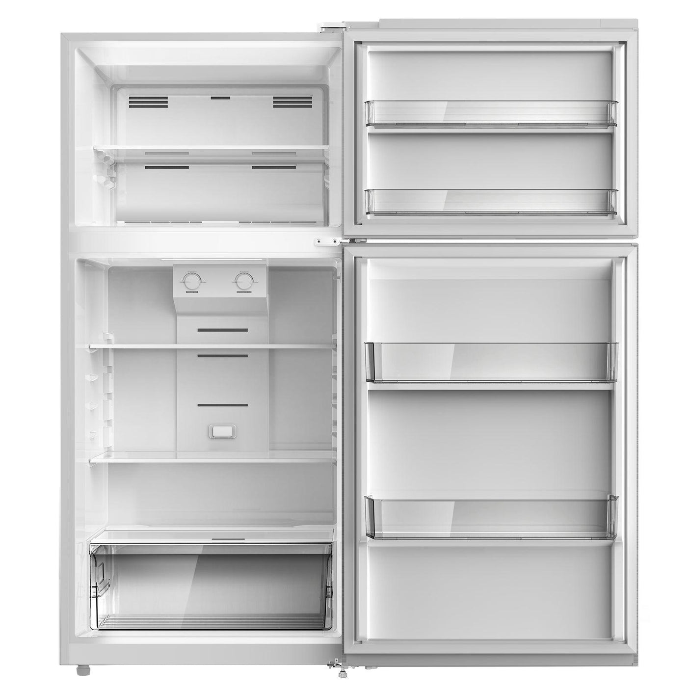 Avanti Frost Free Top Freezer Refrigerator - White / 14 cu. ft.