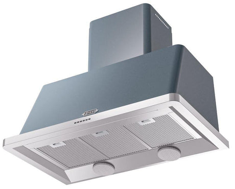 Majestic 40 Inch Blue Grey Wall Mount Convertible Range Hood