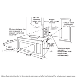 GE® 1.7 Cu. Ft. Over-the-Range Sensor Fingerprint Resistant Microwave Oven