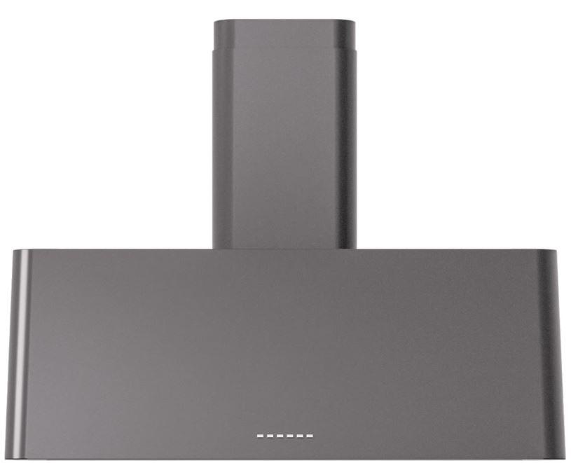 Nostalgie 36 Inch Matte Graphite Wall Mount Convertible Range Hood