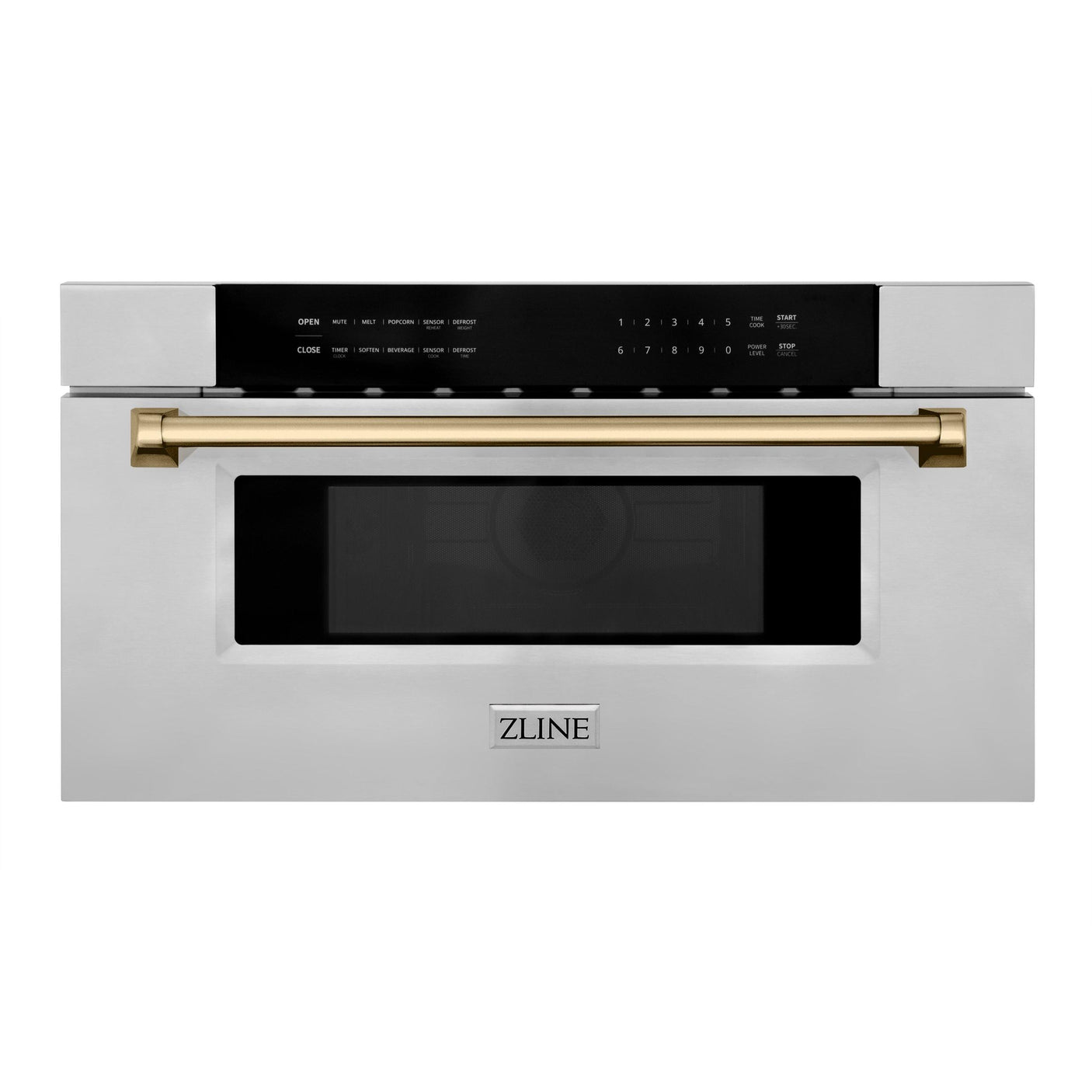 ZLINE Autograph Edition 30" 1.2 cu. ft. Built-In Microwave Drawer in Stainless Steel with Accents (MWDZ-30) [Color: Champagne Bronze]