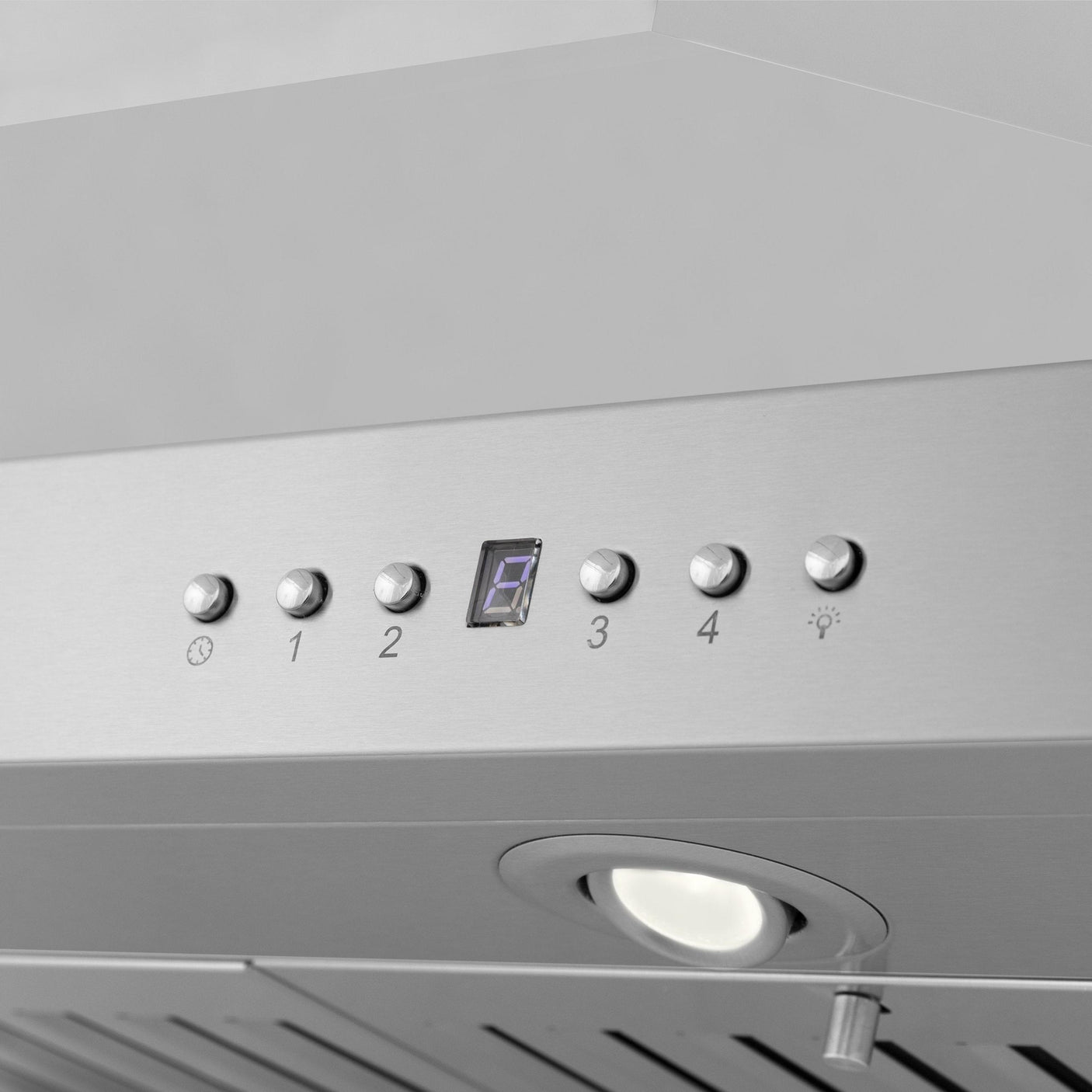 ZLINE Island Mount Range Hood in Stainless Steel with Built-in ZLINE CrownSound Bluetooth Speakers (KL3iCRN-BT)