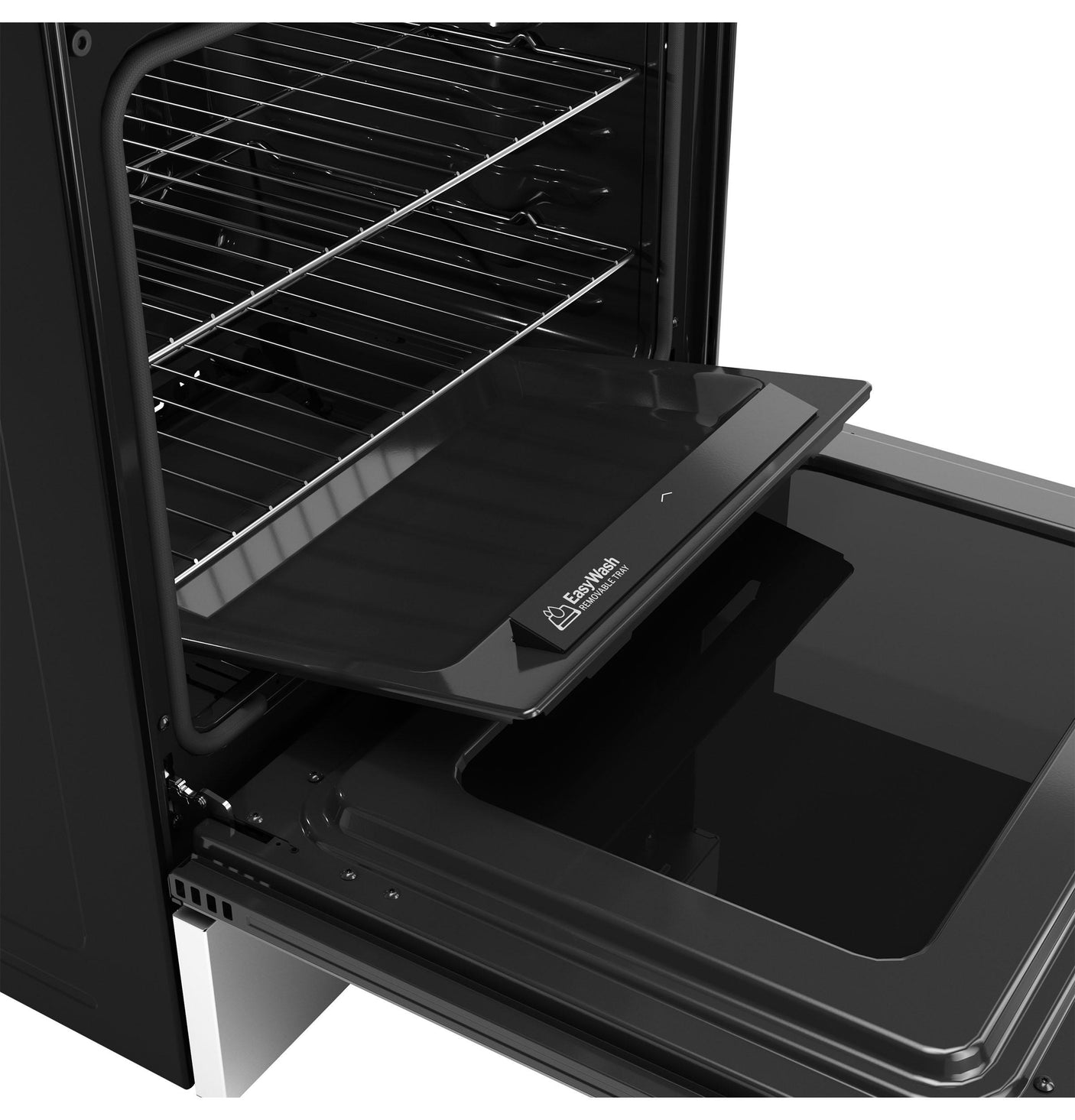 GE® 30" Free-Standing Gas Convection Range with No Preheat Air Fry and EasyWash™ Oven Tray