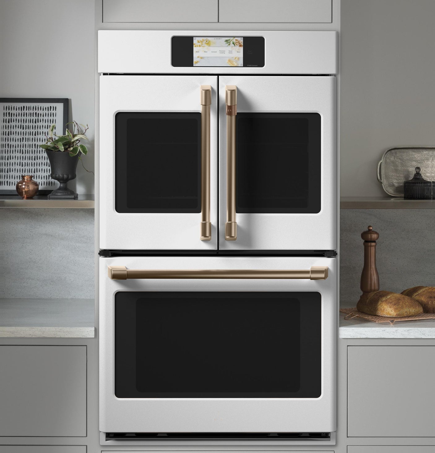 Café™ Professional Series 30" Smart Built-In Convection French-Door Double Wall Oven