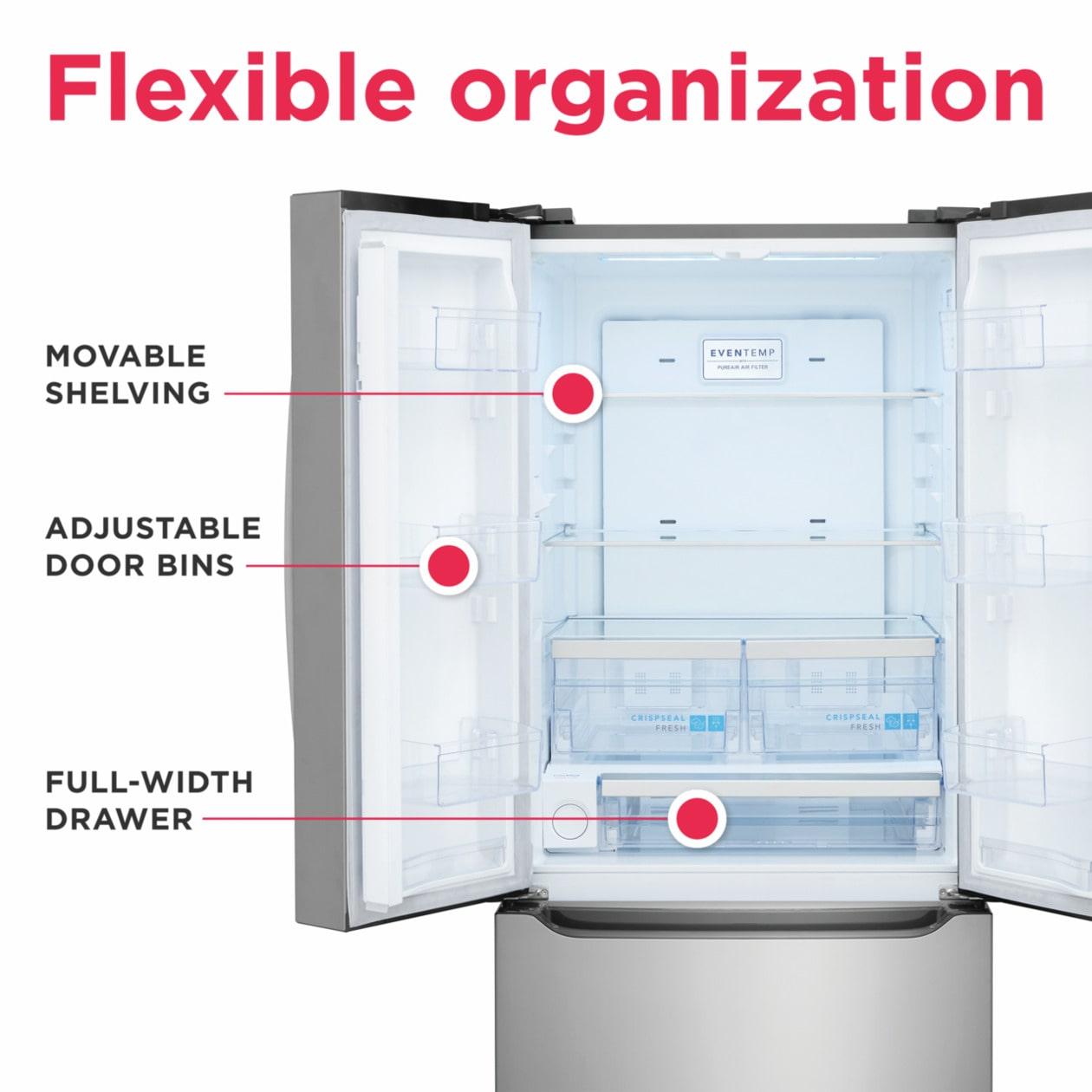 Frigidaire Gallery 20.0 Cu. Ft. Standard-Depth French Door Refrigerator