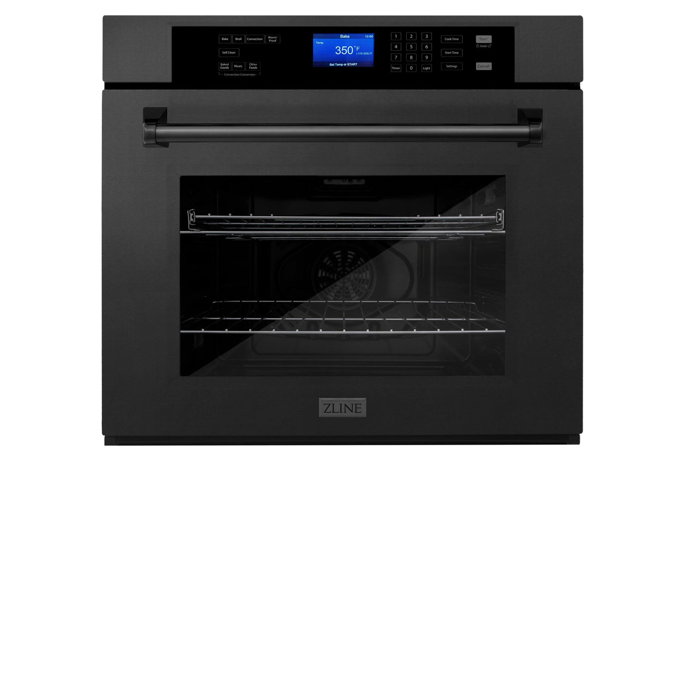 ZLINE 30" Professional Single Wall Oven with Self Clean and True Convection in Stainless Steel (AWS-30) [Color: Black Stainless Steel]