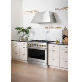 Monogram 36" Dual-Fuel Professional Range with 6 Burners