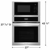 Frigidaire 27" Electric Wall Oven and Microwave Combination