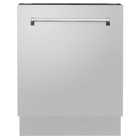 ZLINE 24" Tallac Series 3rd Rack Dishwasher with Traditional Handle, 51dBa (DWV-24) [Color: Red Matte]
