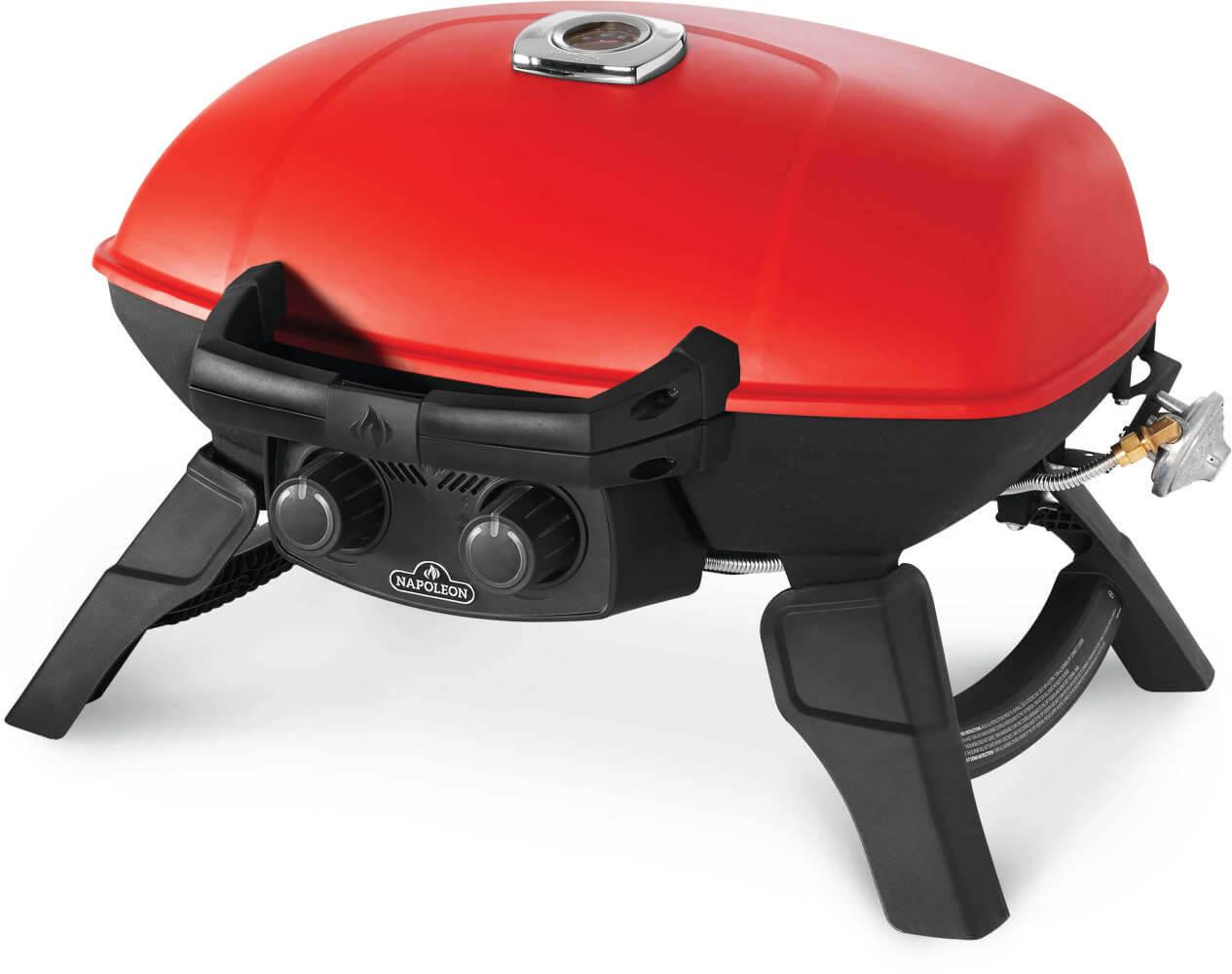 TravelQ 285 with Griddle , Propane, Red