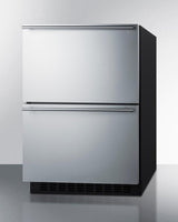 24" Wide Outdoor 2-drawer Refrigerator-freezer, ADA Compliant