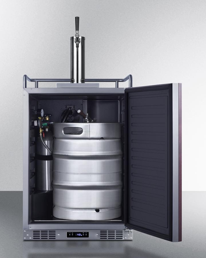 24" Wide Built-in Kegerator (panel Not Included)