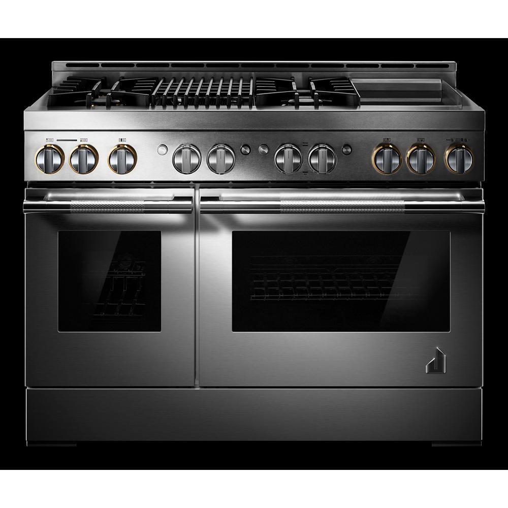 RISE™ 48" Gas Professional-Style Range with Chrome-Infused Griddle and Grill