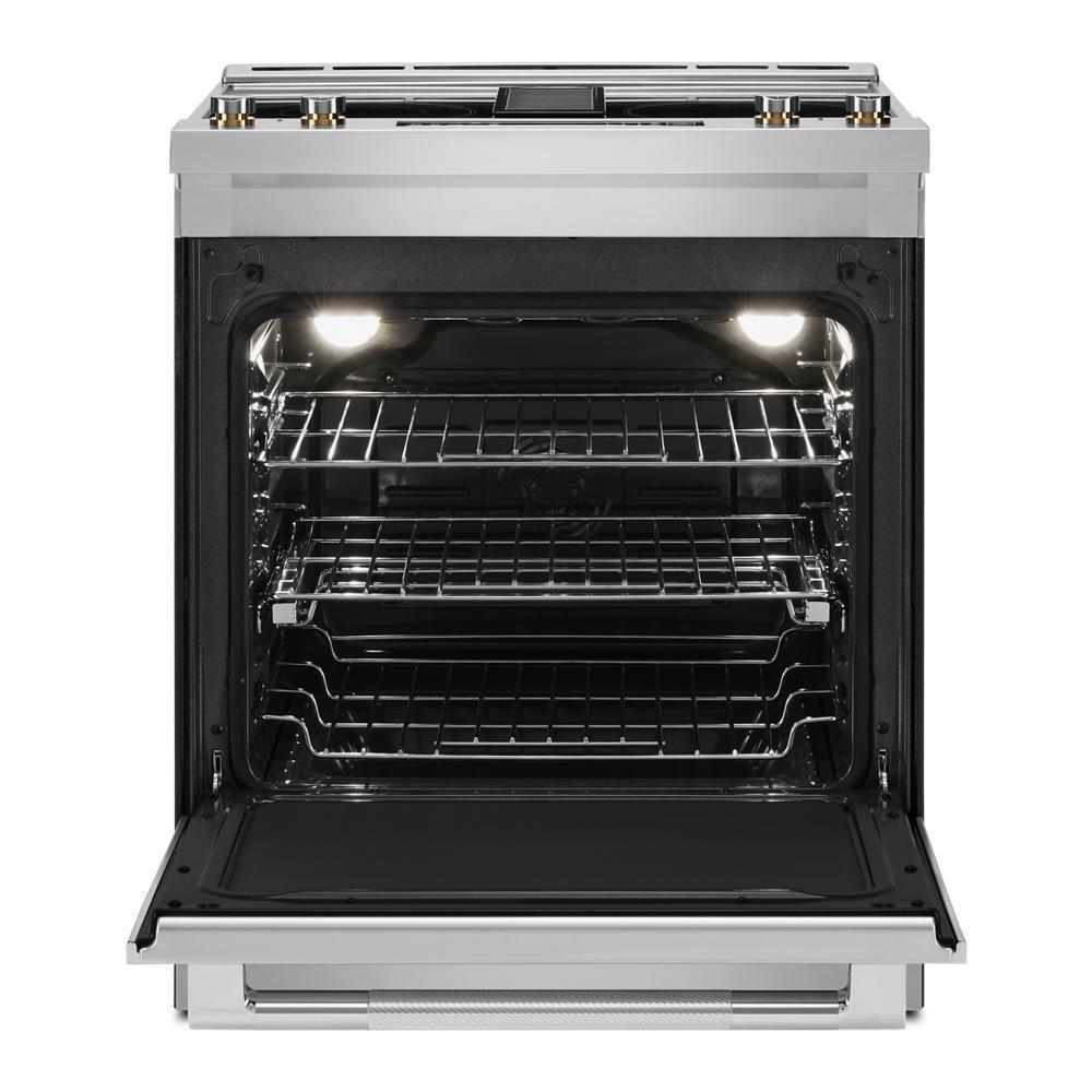 RISE™ 30" ELECTRIC DOWNDRAFT SLIDE-IN RANGE