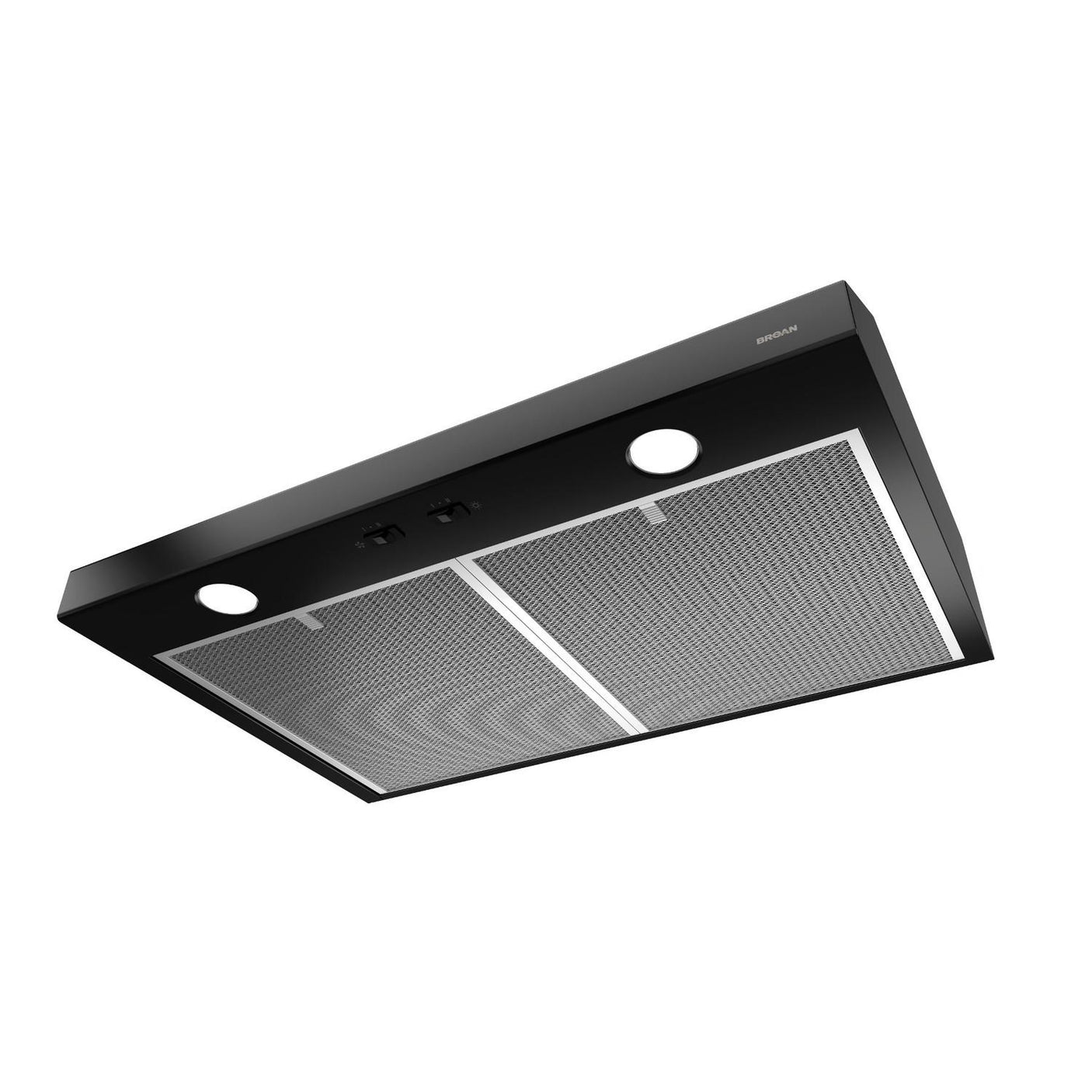 Glacier 24-Inch 300 Max Blower CFM 5 Sones Black Range Hood